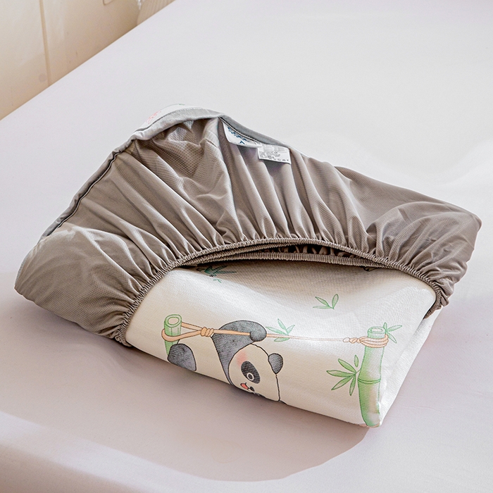 91家纺网 家纺一手货源 找家纺 富馨莱 2026新款冰丝凉席床笠款凉席席子支持一件定制定做 快乐熊猫