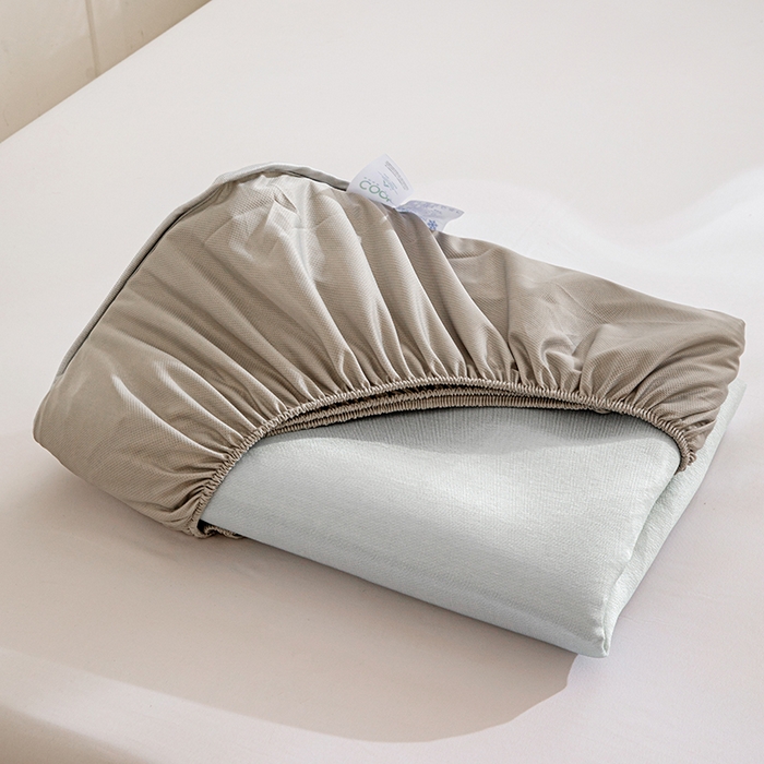 91家纺网 家纺一手货源 找家纺 富馨莱 2026新款冰丝凉席床笠款凉席席子支持一件定制定做 凉感灰