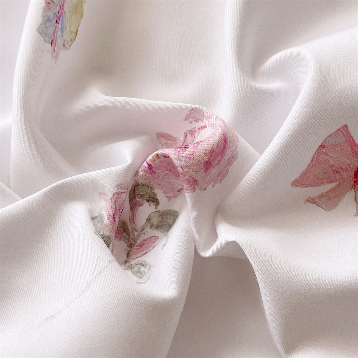 91家纺网 家纺一手货源 找家纺 鼎飞家纺 2026新款100S新疆长绒棉数码印花四件套-软糖童话 软糖童话-紫色