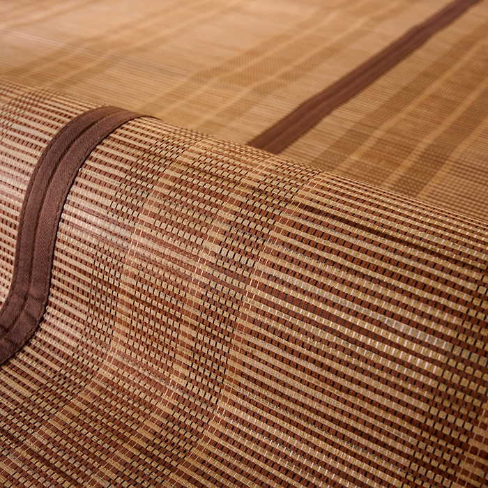 91家纺网 家纺一手货源 找家纺 鑫琪莱家纺 2025新款双面竹席冰丝席竹凉席学生宿舍席子 锦绣良缘-