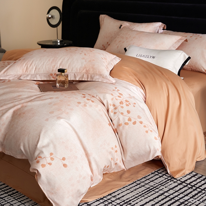 91家纺网 家纺一手货源 找家纺 （总）梧桐树 2026新款全棉纯棉长绒棉数码印花系列四件套