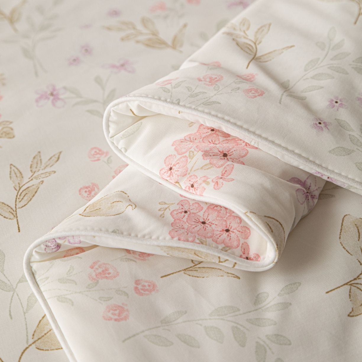 91家纺网 家纺一手货源 找家纺 亿莱鑫 2026春夏新款数码印花仿锦氨夏被夏凉被空调被 春棠初绽