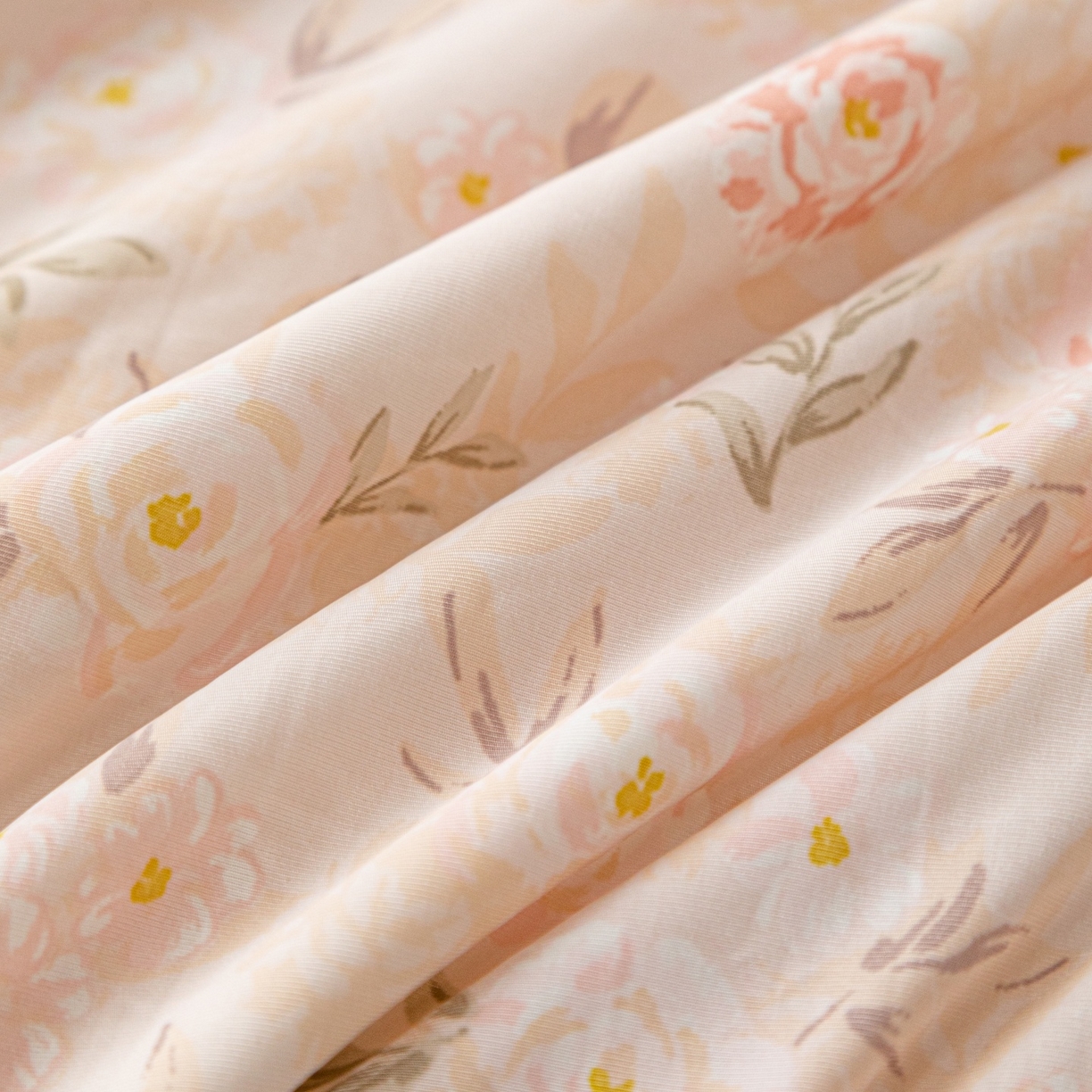 91家纺网 家纺一手货源 找家纺 亿莱鑫 2026春夏新款数码印花仿锦氨夏被夏凉被空调被 云间花影