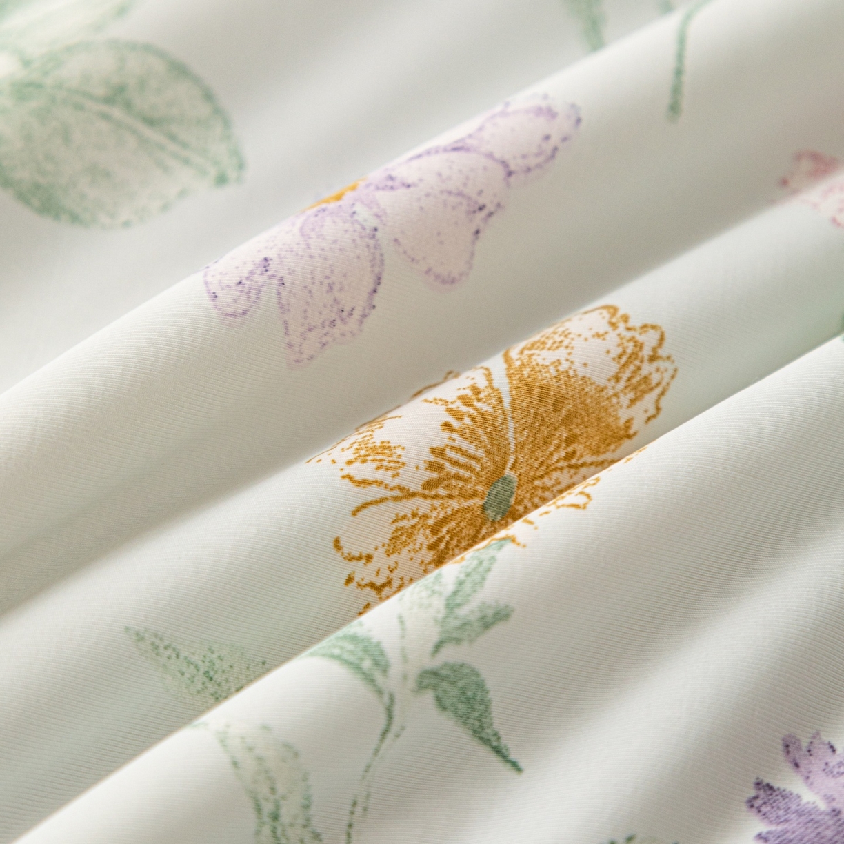 91家纺网 家纺一手货源 找家纺 亿莱鑫 2026春夏新款数码印花仿锦氨夏被夏凉被空调被 绿野芳踪