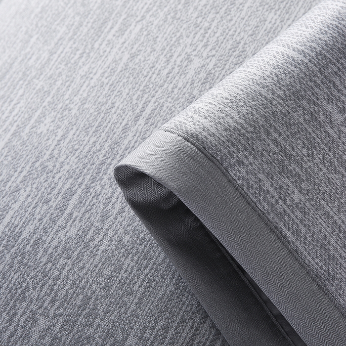 91家纺网 家纺一手货源 找家纺 小牛席业 2026新款夏日花语冰丝夏凉枕套 灰色