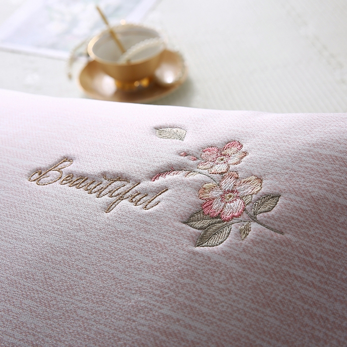 91家纺网 家纺一手货源 找家纺 （总）小牛席业 2026新款夏日花语冰丝夏凉枕套