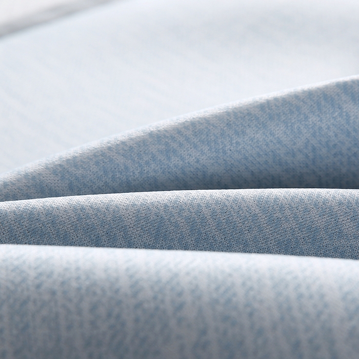 91家纺网 家纺一手货源 找家纺 小牛席业 2026新款夏日花语冰丝夏凉枕套 蓝色