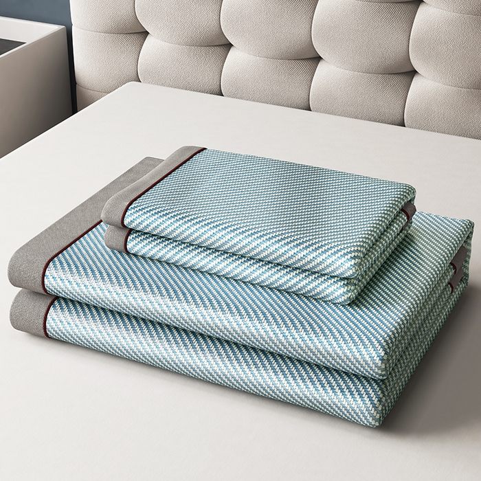 91家纺网 家纺一手货源 找家纺 （总）小牛席业 2026新款经典款-冰藤双面席席子凉席（皮革标款）凉席藤席冰藤席冰丝席竹席乳胶席豆豆席