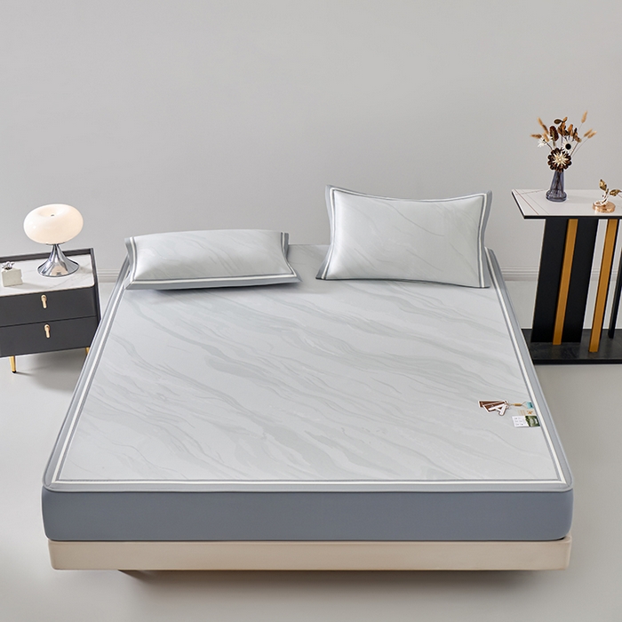 91家纺网 家纺一手货源 找家纺 （总）小牛席业 2026新款冰纹凉感冰丝席席子凉席-【床笠款】凉席藤席冰藤席冰丝席竹席乳胶席豆豆席