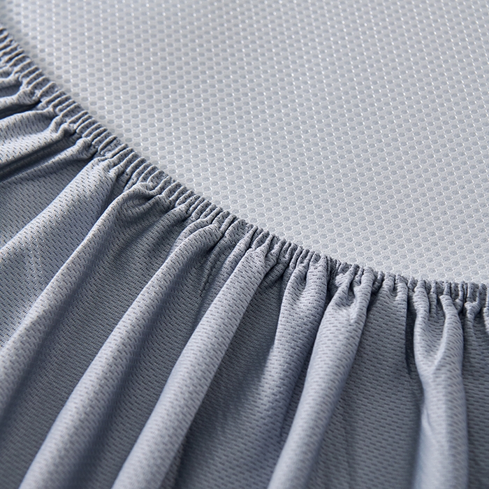 91家纺网 家纺一手货源 找家纺 小牛席业 2026新款冰纹凉感冰丝席席子凉席-床笠款 蓝色