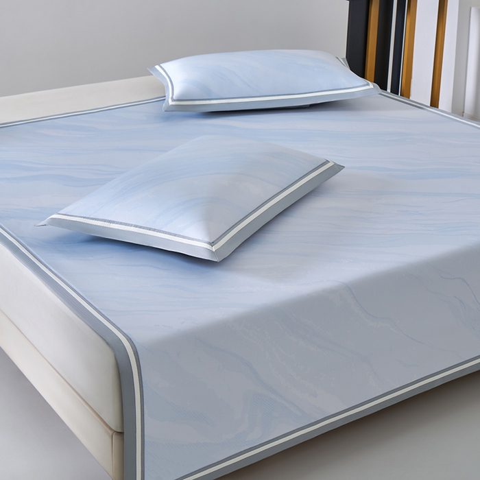 91家纺网 家纺一手货源 找家纺 （总）小牛席业 2026新款冰纹凉感冰丝席席子凉席凉席藤席冰藤席冰丝席竹席乳胶席豆豆席