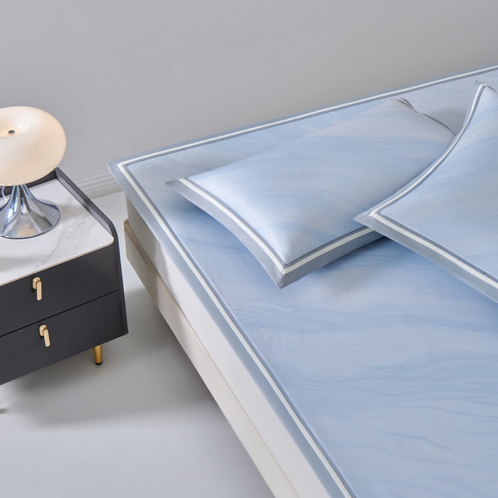 91家纺网 家纺一手货源 找家纺 （总）小牛席业 2026新款冰纹凉感冰丝席席子凉席凉席藤席冰藤席冰丝席竹席乳胶席豆豆席