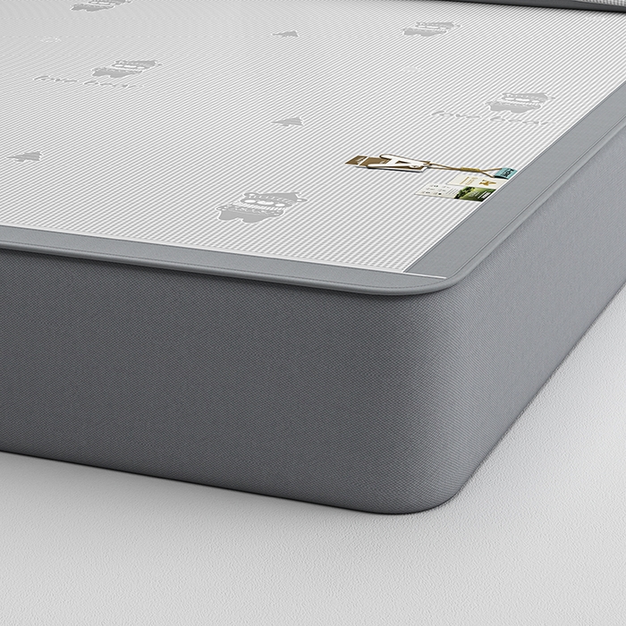 91家纺网 家纺一手货源 找家纺 小牛席业 2026新款【建模风格】双PE高凉感-韩版小熊提花冰丝席席子凉席-床笠款 灰色