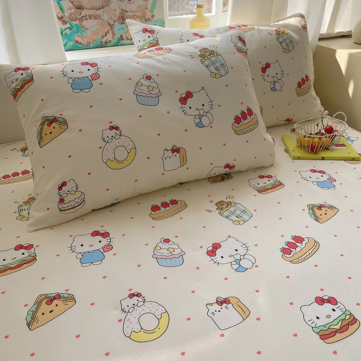 91家纺网 家纺一手货源 找家纺 （总）六巷胡同 2026新款40支全棉13070INS卡通全棉单品枕套