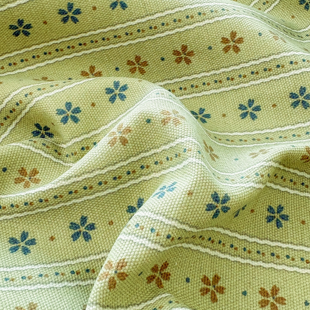 91家纺网 家纺一手货源 找家纺 青泽家纺 2025新款原棉标老粗布系列床单三件套 沐研绿