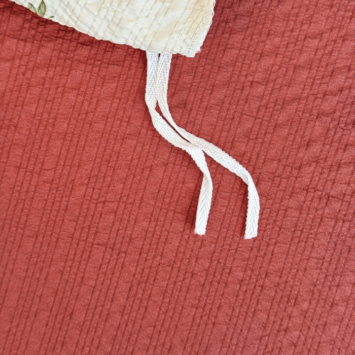 91家纺网 家纺一手货源 找家纺 梦舒阳家纺 新款泡芙棉双层纱四件套皱皱纱四季款泡芙纱四件套现货充足 草莓心