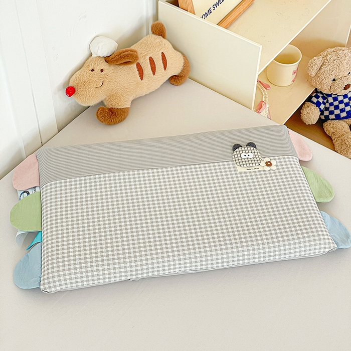 她喜爱枕芯 2026新款凉感儿童记忆枕头枕芯 灰色