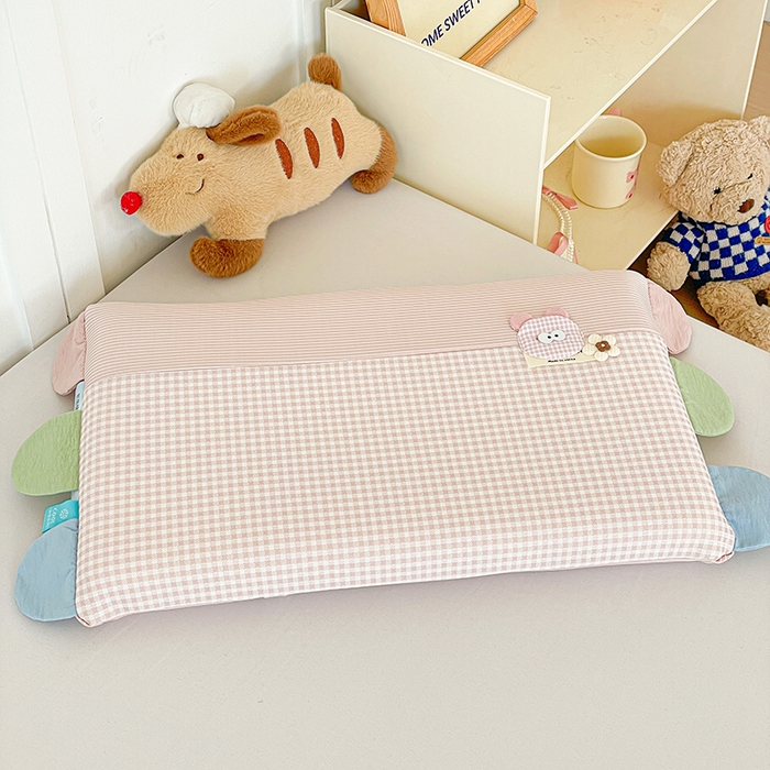 她喜爱枕芯 2026新款凉感儿童记忆枕头枕芯 粉色