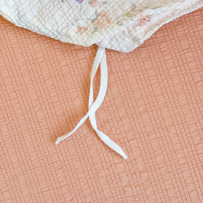 91家纺网 家纺一手货源 找家纺 （总）梦舒阳家纺 新款泡芙棉双层纱四件套皱皱纱四季款泡芙纱四件套现货充足