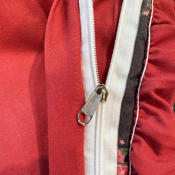 91家纺网 家纺一手货源 找家纺 云木里 2026新款古法水洗棉印花床盖四件套 花季