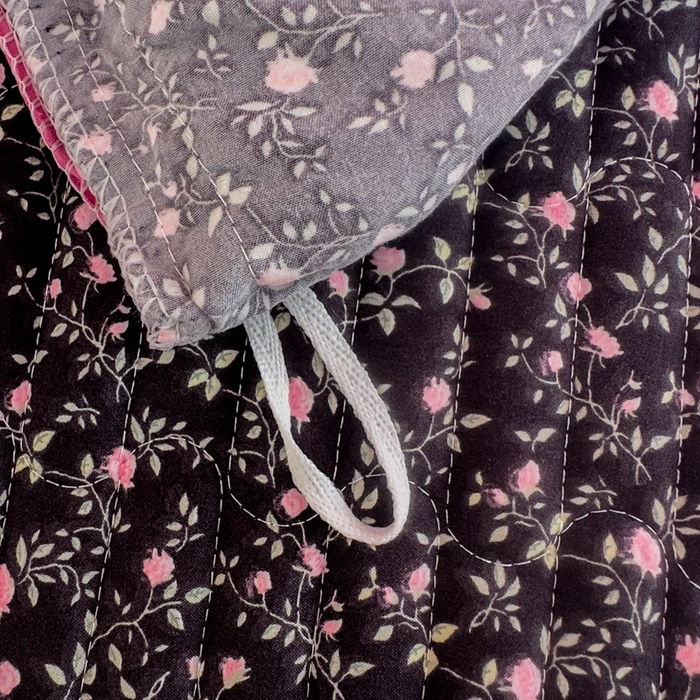 91家纺网 家纺一手货源 找家纺 云木里 2026新款古法水洗棉印花床盖四件套 知否