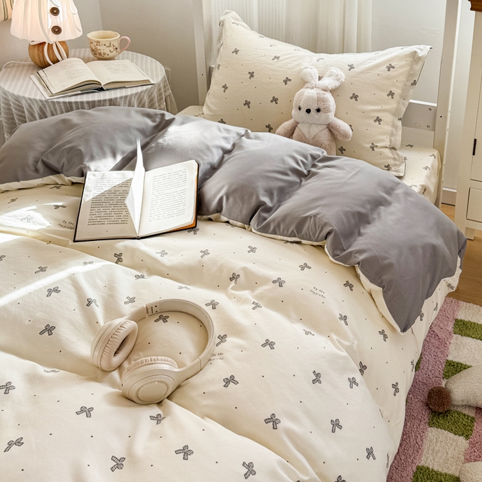 91家纺网 家纺一手货源 找家纺 （总）禧缘家纺（原梦想家） 2026新款仿棉学生三件套云感棉