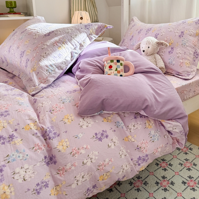 91家纺网 家纺一手货源 找家纺 禧缘家纺（原梦想家） 2026新款仿棉学生三件套云感棉 幽幽一梦