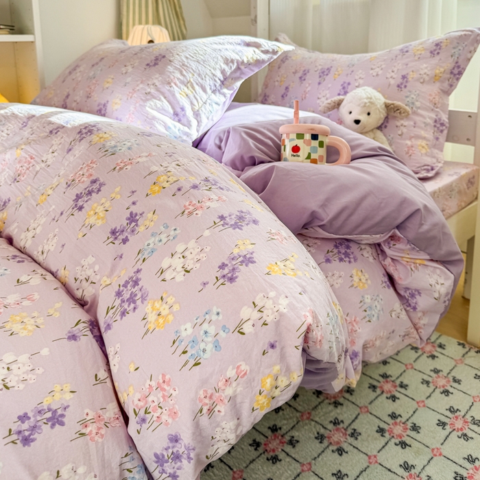 91家纺网 家纺一手货源 找家纺 禧缘家纺（原梦想家） 2026新款仿棉学生三件套云感棉 幽幽一梦