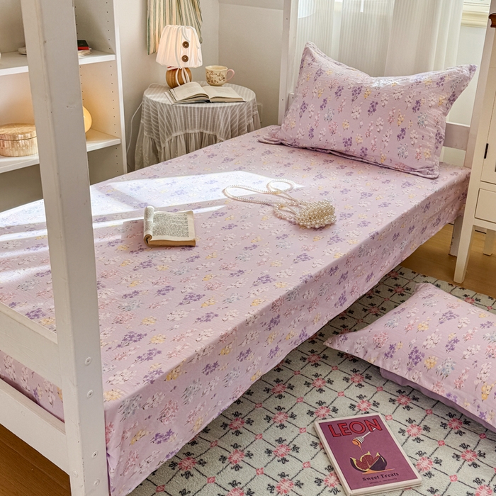 91家纺网 家纺一手货源 找家纺 禧缘家纺（原梦想家） 2026新款仿棉学生三件套云感棉 幽幽一梦