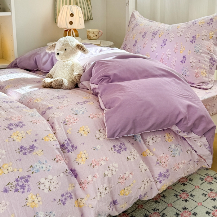 91家纺网 家纺一手货源 找家纺 禧缘家纺（原梦想家） 2026新款仿棉学生三件套云感棉 幽幽一梦