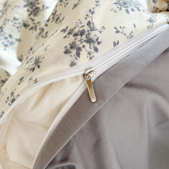 91家纺网 家纺一手货源 找家纺 禧缘家纺（原梦想家） 2026新款仿棉学生三件套云感棉 栀子花信