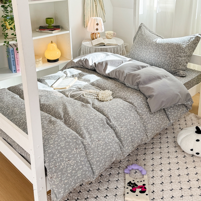 91家纺网 家纺一手货源 找家纺 禧缘家纺（原梦想家） 2026新款仿棉学生三件套云感棉 铃兰絮语