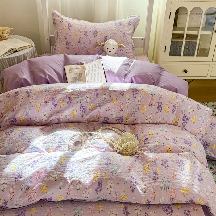 91家纺网 家纺一手货源 找家纺 禧缘家纺（原梦想家） 2026新款仿棉学生三件套云感棉 幽幽一梦