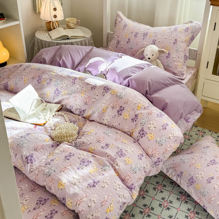 91家纺网 家纺一手货源 找家纺 禧缘家纺（原梦想家） 2026新款仿棉学生三件套云感棉 幽幽一梦