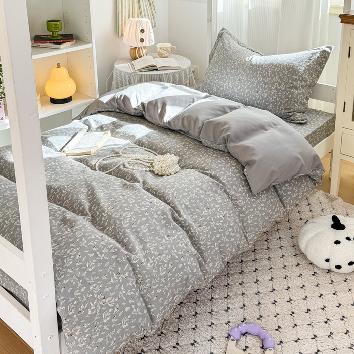 91家纺网 家纺一手货源 找家纺 禧缘家纺（原梦想家） 2026新款仿棉学生三件套云感棉 铃兰絮语