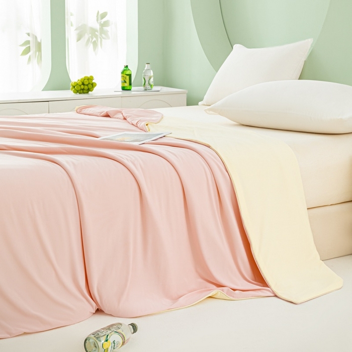 91家纺网 家纺一手货源 找家纺 （总）爱彼家纺 2026春夏新款冰吸薄荷夏被A类氨纶凉感夏被防蚊冰薄荷夏被夏凉被空调被-系列三