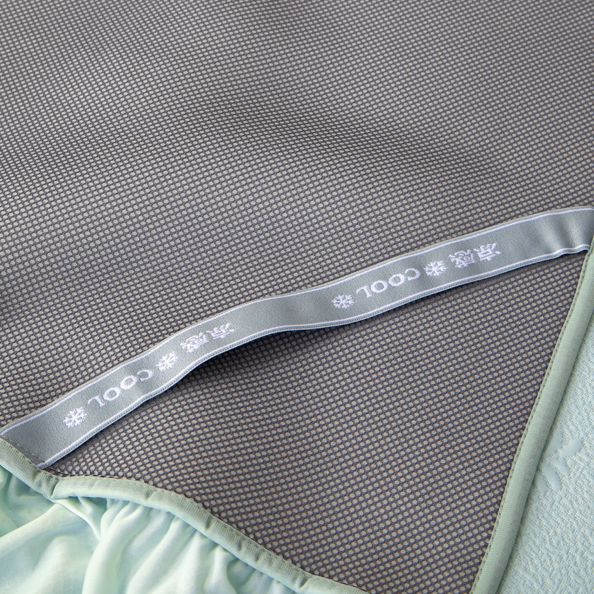 91家纺网 家纺一手货源 找家纺 （总）航途席业 2026新款A类凉感豆豆床裙款凉席三件套-系列七