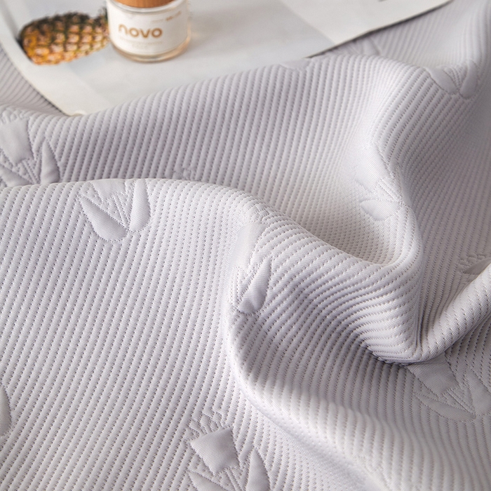 91家纺网 家纺一手货源 找家纺 航途席业 2026新款A类凉感豆豆床裙款凉席三件套-系列七 雾灰郁金香