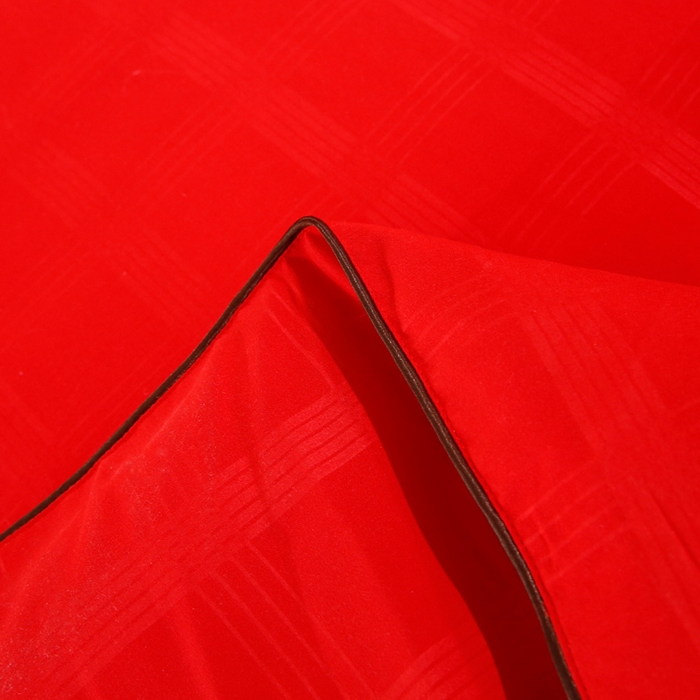 91家纺网 家纺一手货源 找家纺 前程家纺2025被夏被春秋被冬被芯双胎被二合一拉链款子母被中国红