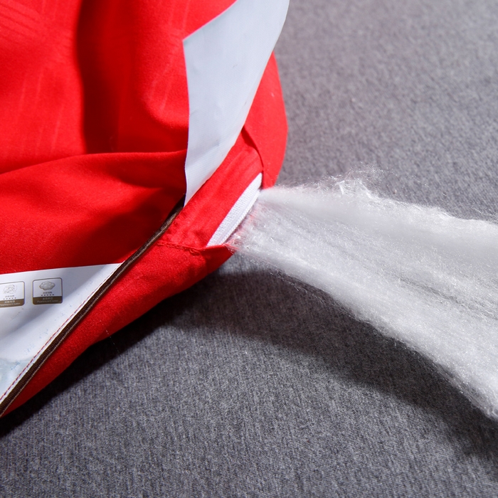 91家纺网 家纺一手货源 找家纺 前程家纺2025被夏被春秋被冬被芯双胎被二合一拉链款子母被中国红