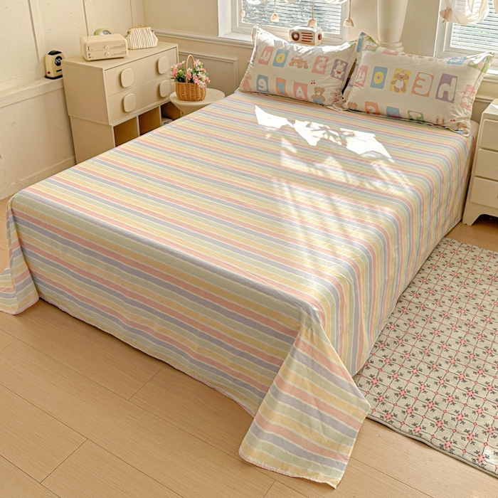 91家纺网 家纺一手货源 找家纺 （总）鸿琪家纺 2025新款全棉12868单床单