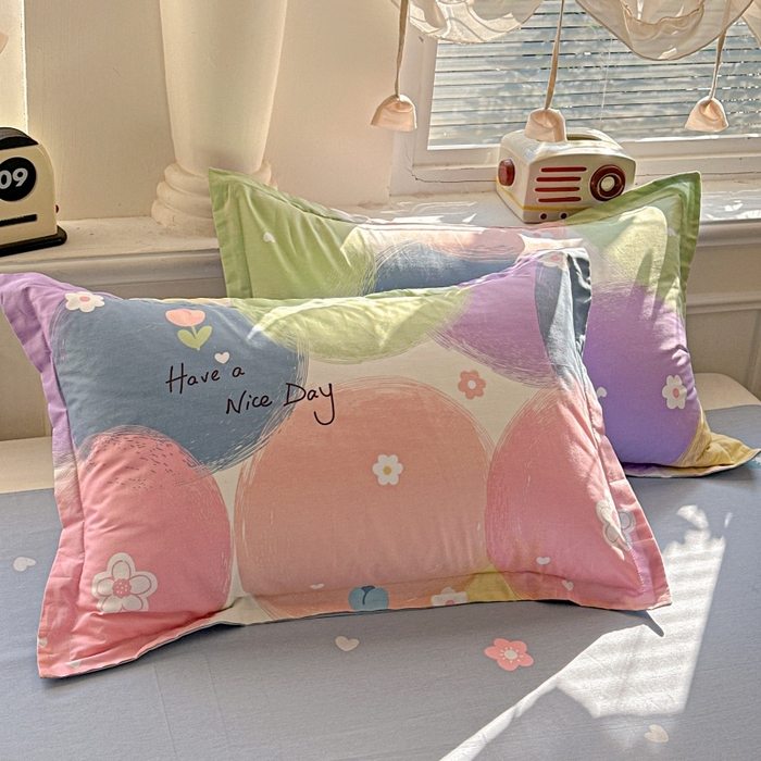 91家纺网 家纺一手货源 找家纺 （总）鸿琪家纺 2025新款全棉12868单枕套