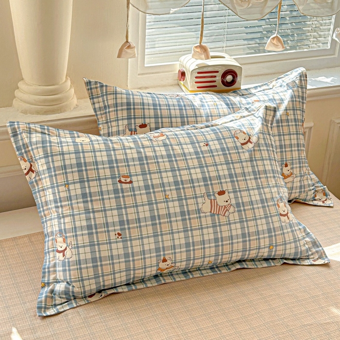 91家纺网 家纺一手货源 找家纺 （总）鸿琪家纺 2025新款全棉12868单枕套