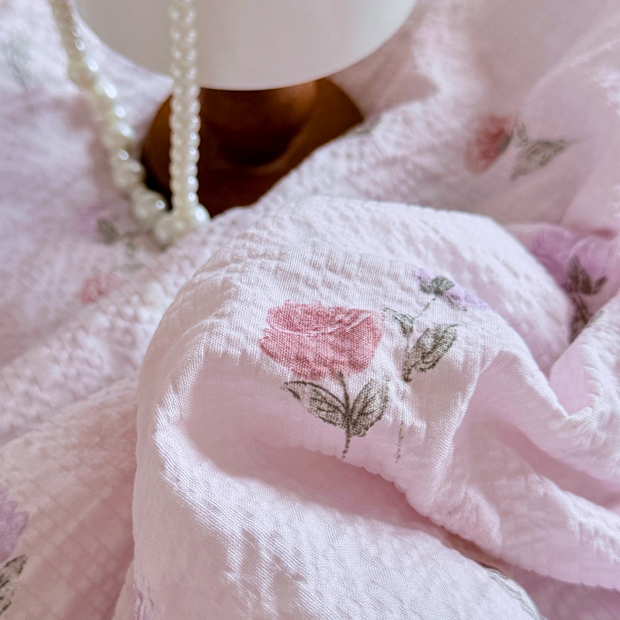 91家纺网 家纺一手货源 找家纺 亿品家纺 2026新款泡芙棉花边款夏被夏凉被空调被 约定