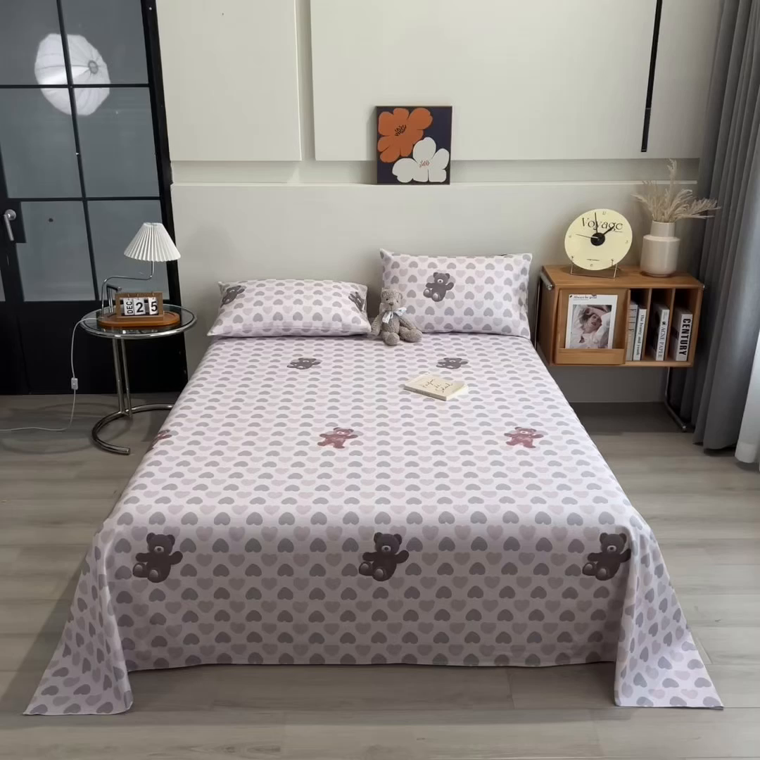 91家纺网 家纺一手货源 找家纺 （总）芃成家纺 2026春夏新款全棉纯棉加厚老粗布单床单床单单件床单三件套