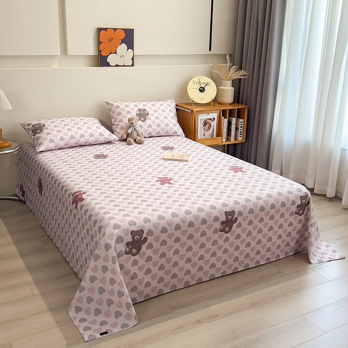 91家纺网 家纺一手货源 找家纺 （总）芃成家纺 2026春夏新款全棉纯棉加厚老粗布单床单床单单件床单三件套