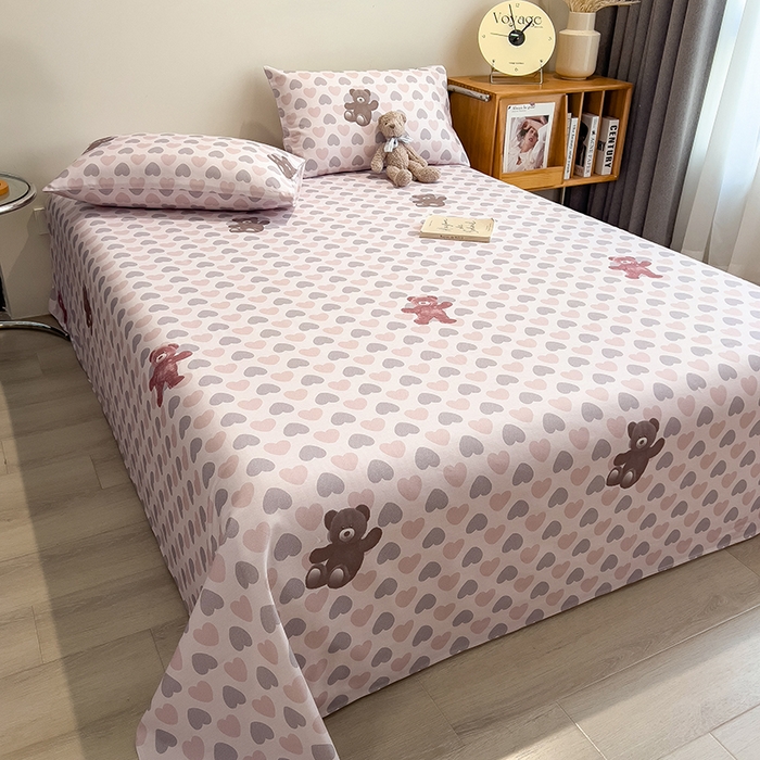 91家纺网 家纺一手货源 找家纺 （总）芃成家纺 2026春夏新款全棉纯棉加厚老粗布单床单床单单件床单三件套