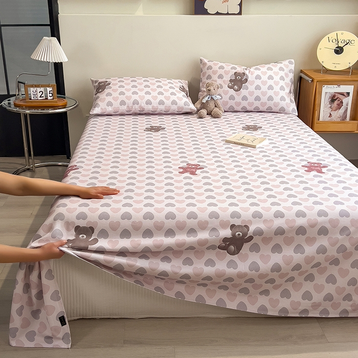 91家纺网 家纺一手货源 找家纺 （总）芃成家纺 2026春夏新款全棉纯棉加厚老粗布单床单床单单件床单三件套