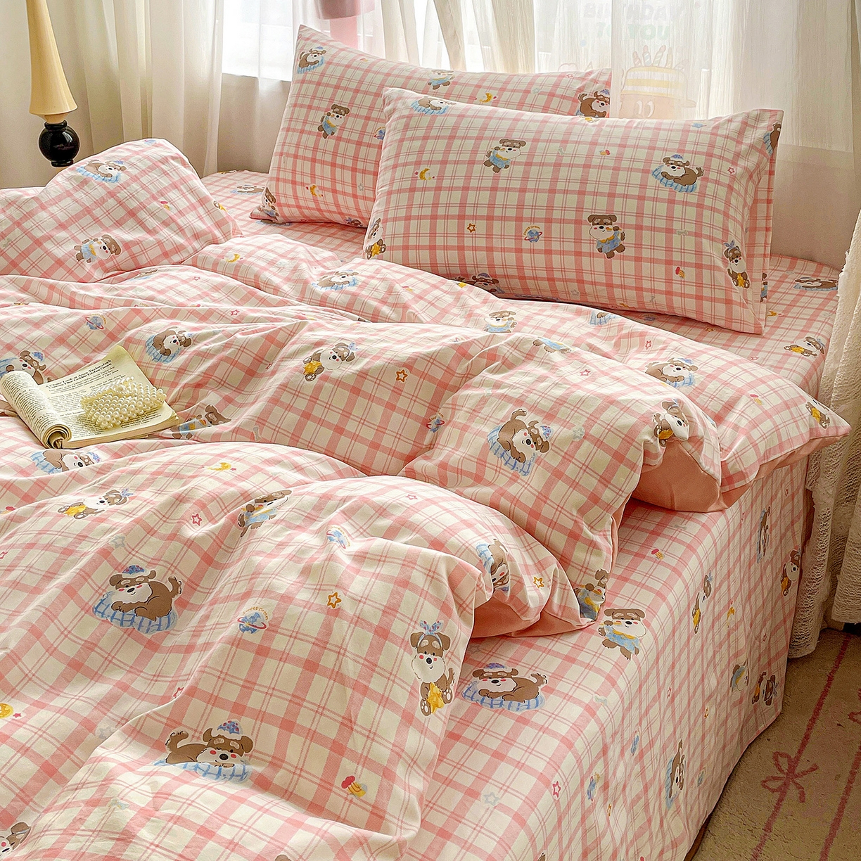 91家纺网 家纺一手货源 找家纺 （总）纽缦家纺 2026春夏新款A类水洗棉四件套