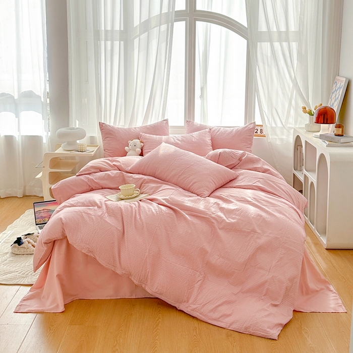 91家纺网 家纺一手货源 找家纺 （总）啊雅家居 2025新款欧式绣花加厚酒店民宿磨毛绣花四件套